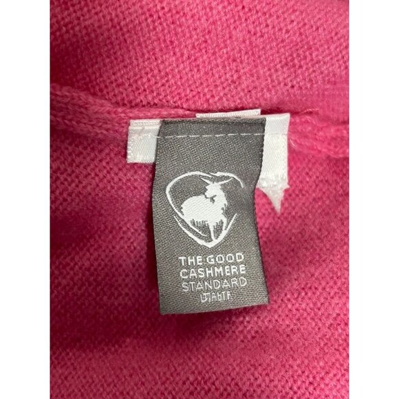 J.Crew Cashmere Relaxed V-Neck Sweater in Pink - Sz M - Picture 5 of 5